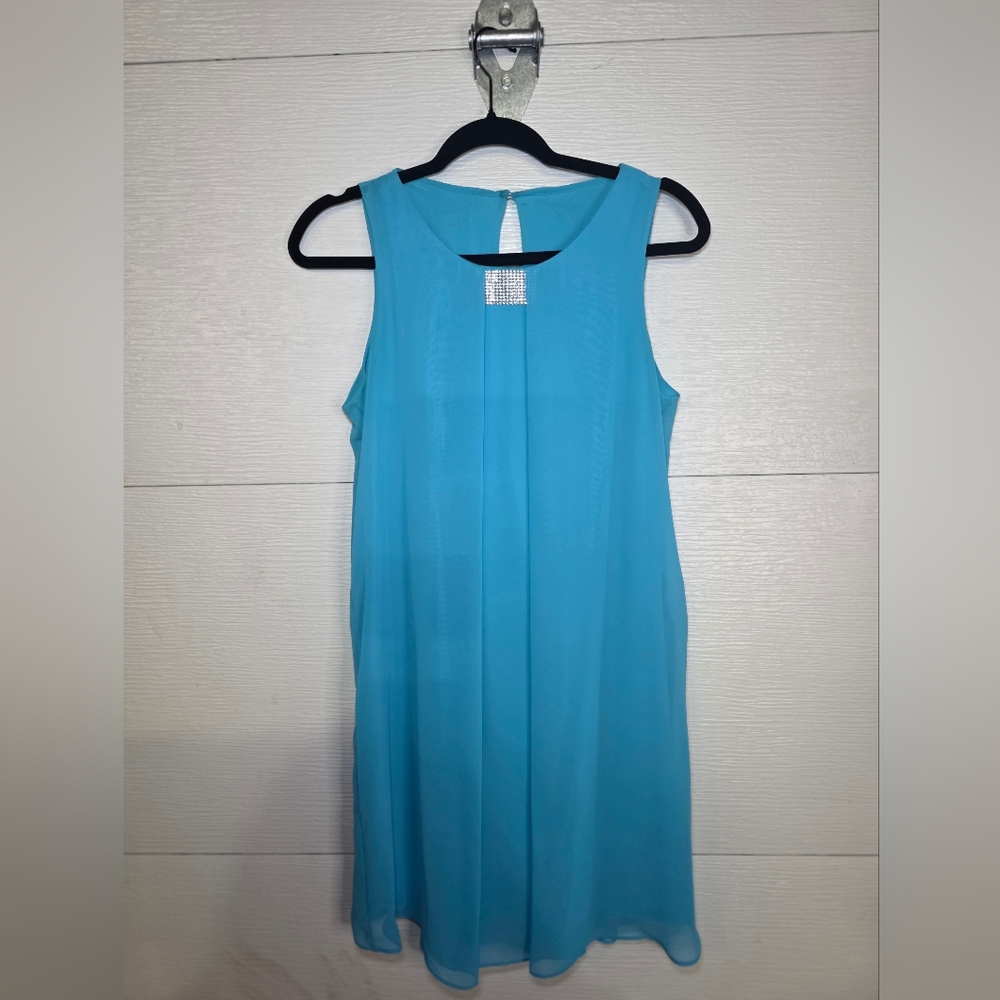 CB Elegant Blue Midi Dress